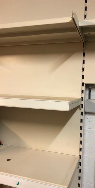 LOT étagères métalliques TEGOMETALL blanches, Enlèvement, Utilisé