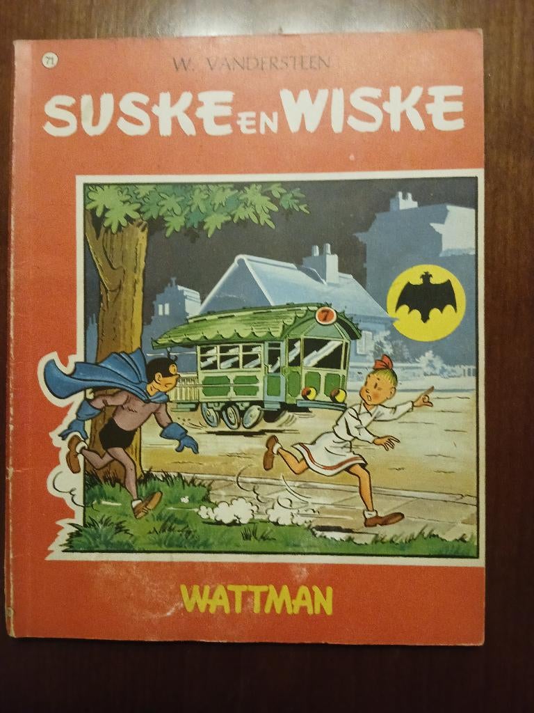 Suske et Wiske VK71 Wattman, Livres, Enlèvement ou Envoi, Willy Vandersteen, Une BD, Utilisé