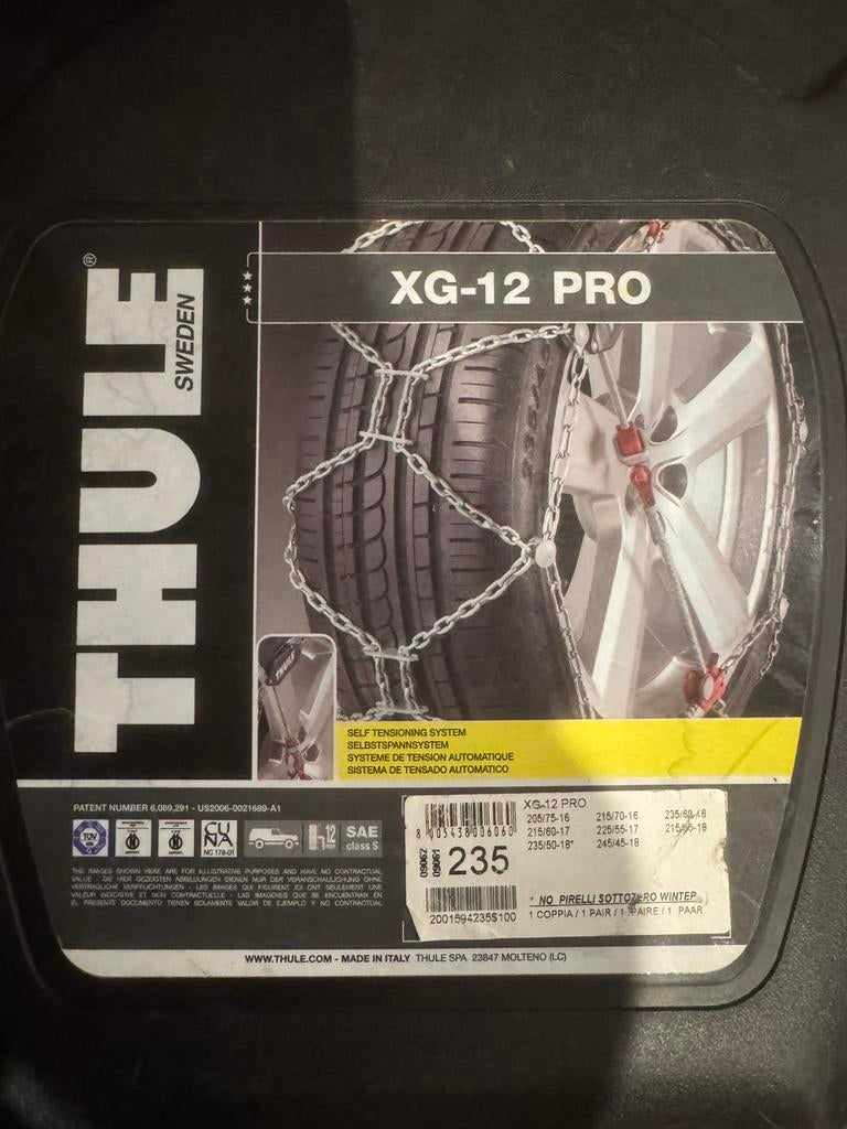 Chaînes neige XG12pro 235, Enlèvement, Utilisé