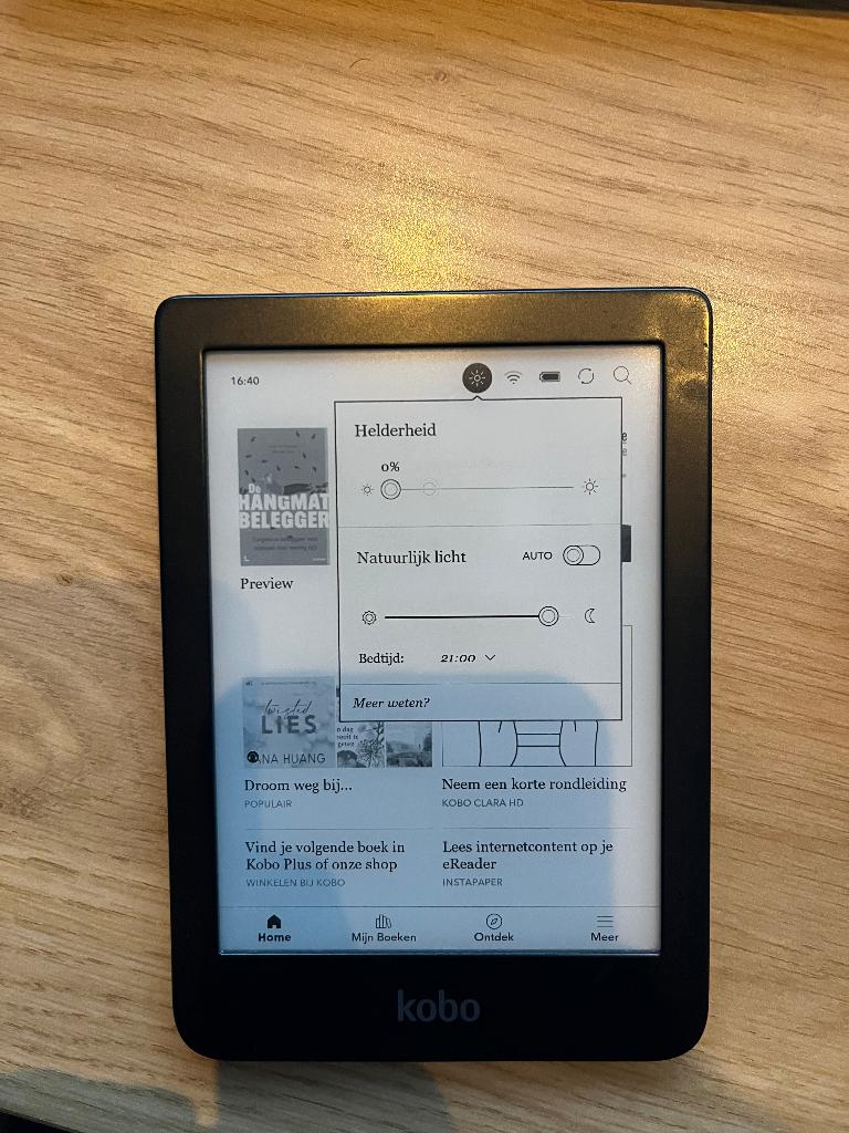 Kobo Clara HD, Gebruikt, 8 GB, 6 inch of minder, Ophalen of Verzenden