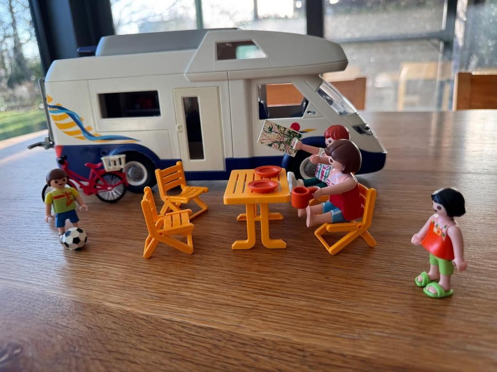 Playmobil mobilhome 4859, Kinderen en Baby's, Speelgoed | Playmobil, Ophalen, Gebruikt, Complete set