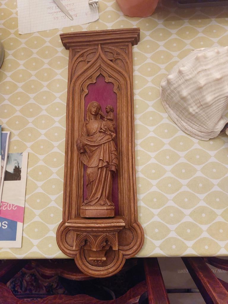 houten mariabeeld, Antiek en Kunst, Ophalen of Verzenden
