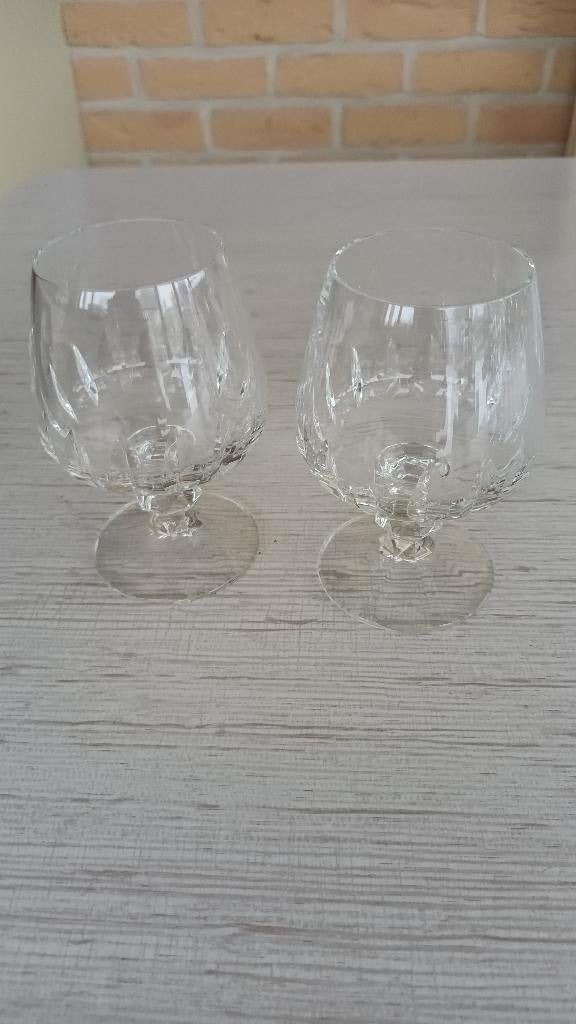 Verres à whisky, brandy et champagne en cristal, Antiquités & Art, Enlèvement
