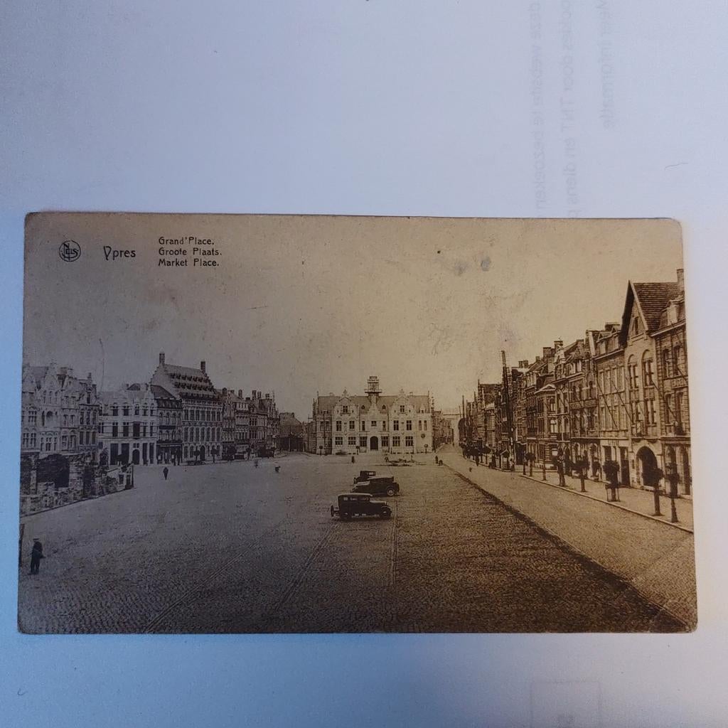 postkaart Ieper, Ophalen of Verzenden