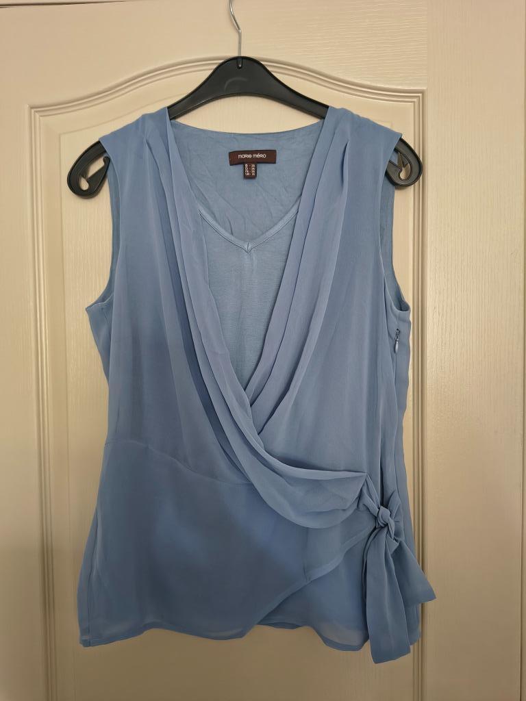 Blouse, Kleding | Dames, Blouses en Tunieken, Blauw, Marie Méro, Gedragen, Ophalen