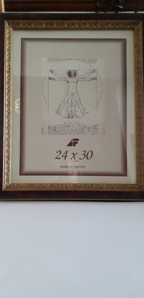 4 Mooie fotokaders 2 bruin en 2 groen, Minder dan 50 cm, Ophalen of Verzenden, Zo goed als nieuw, Minder dan 50 cm