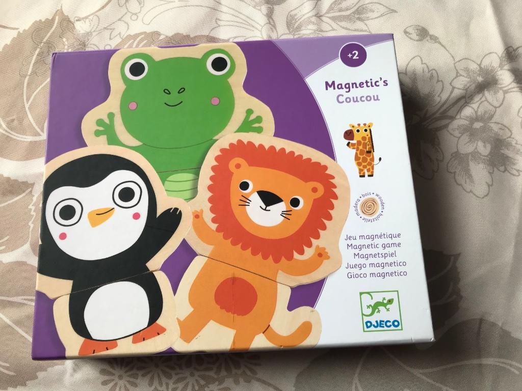 Djeco jeu magnétique puzzles, 2 à 4 ans, Enlèvement, Utilisé, 10 à 50 pièces
