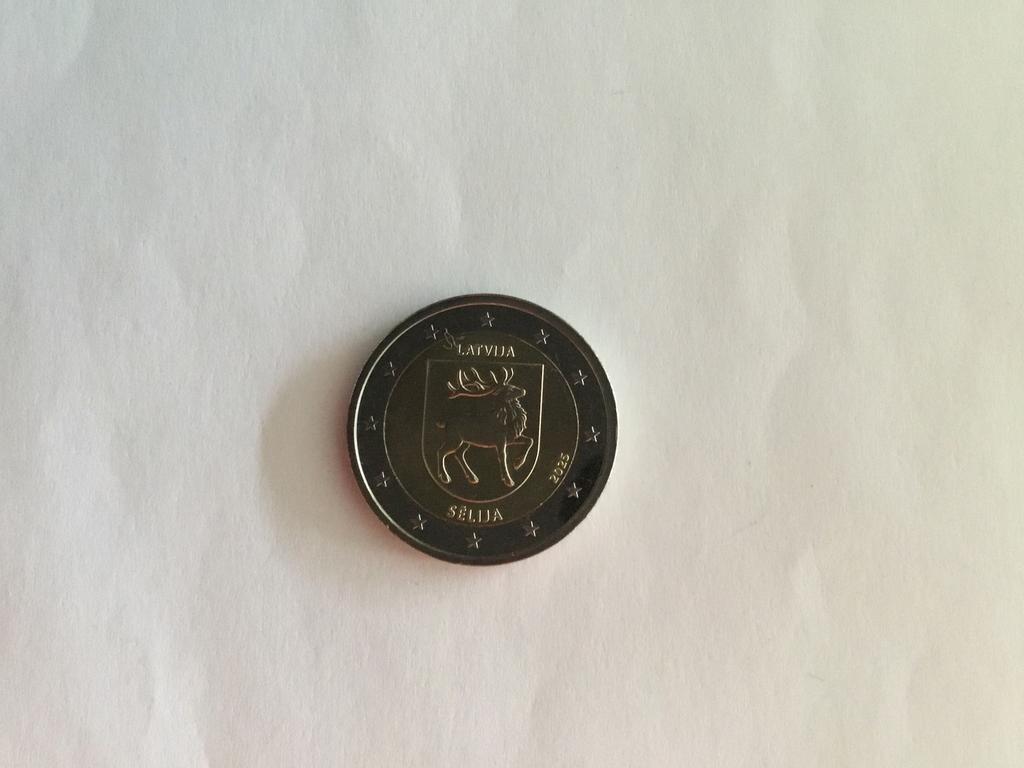 2025 LETLAND Selija Unc, Postzegels en Munten, Ophalen of Verzenden, 2 euro, Losse munt