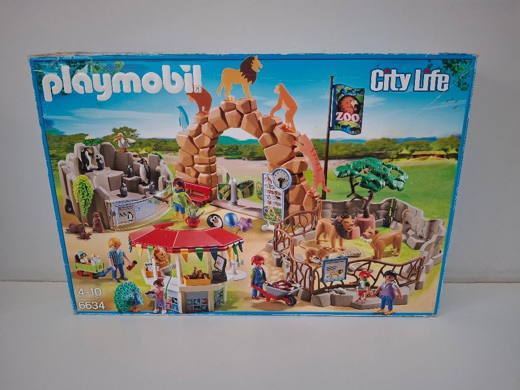Playmobil grand zoo 6634, Enfants & Bébés, Jouets | Playmobil, Comme neuf, Ensemble complet, Enlèvement