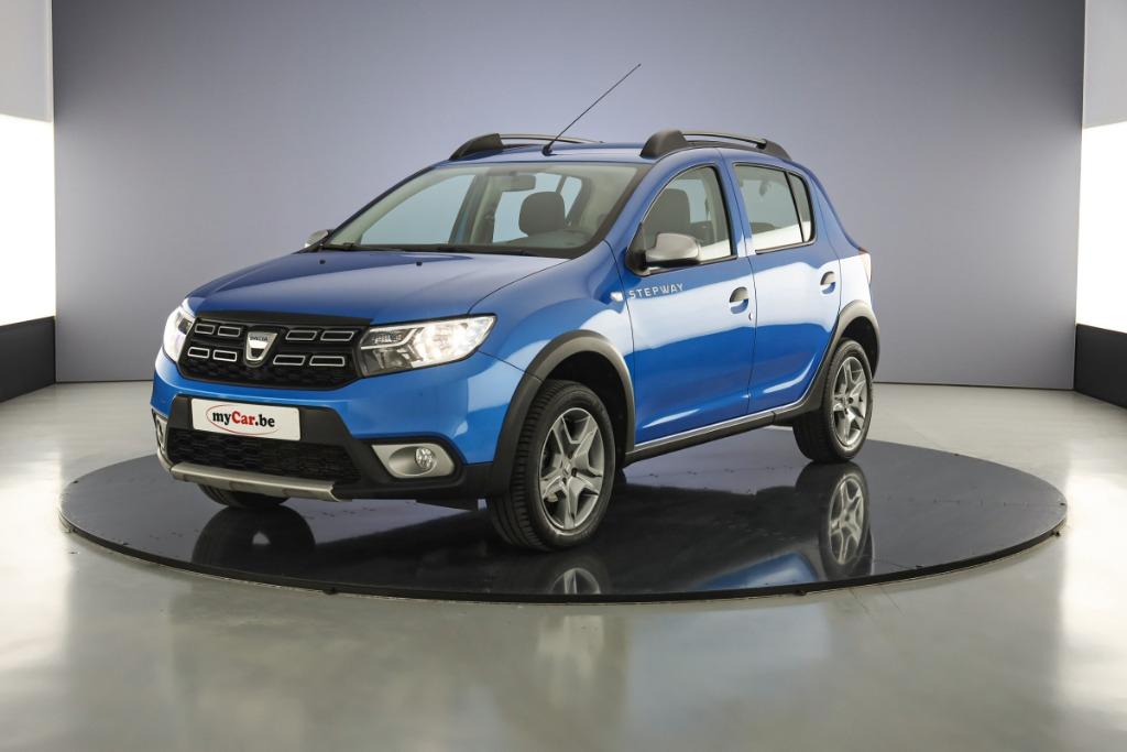 Dacia Sandero Stepway Automaat 0.9 TCe // Navi, Bluetooth, Auto's, Dacia, 898 cc, Stof, Euro 6, Blauw
