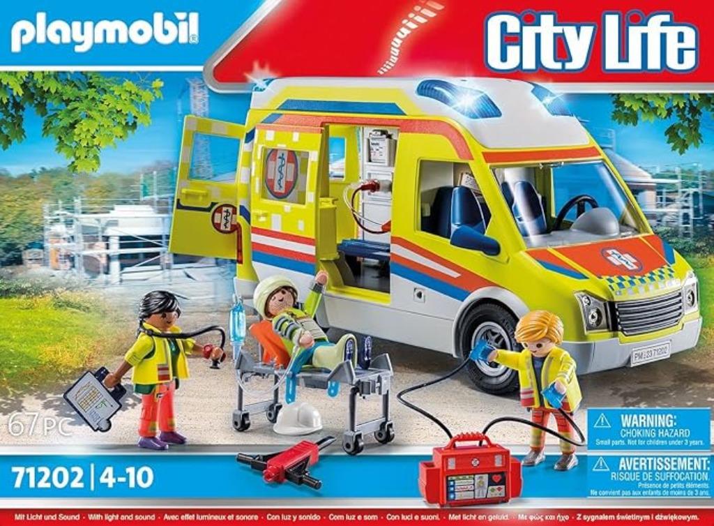 PLAYMOBIL City Life reddingsauto SNELLE GRATIS LEVERING, Verzenden, Nieuw, Complete set