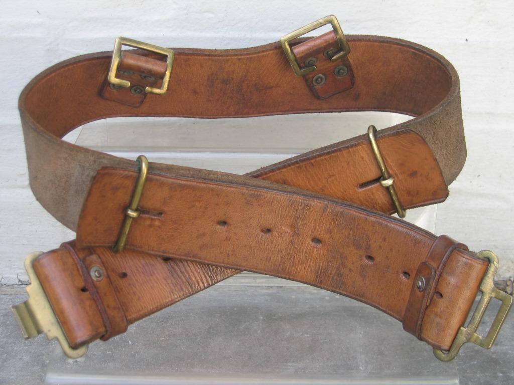 Ceinturon de troupe modèle 1939 Force Publique Congo belge, Collections, Envoi, Armée de terre, Autres types