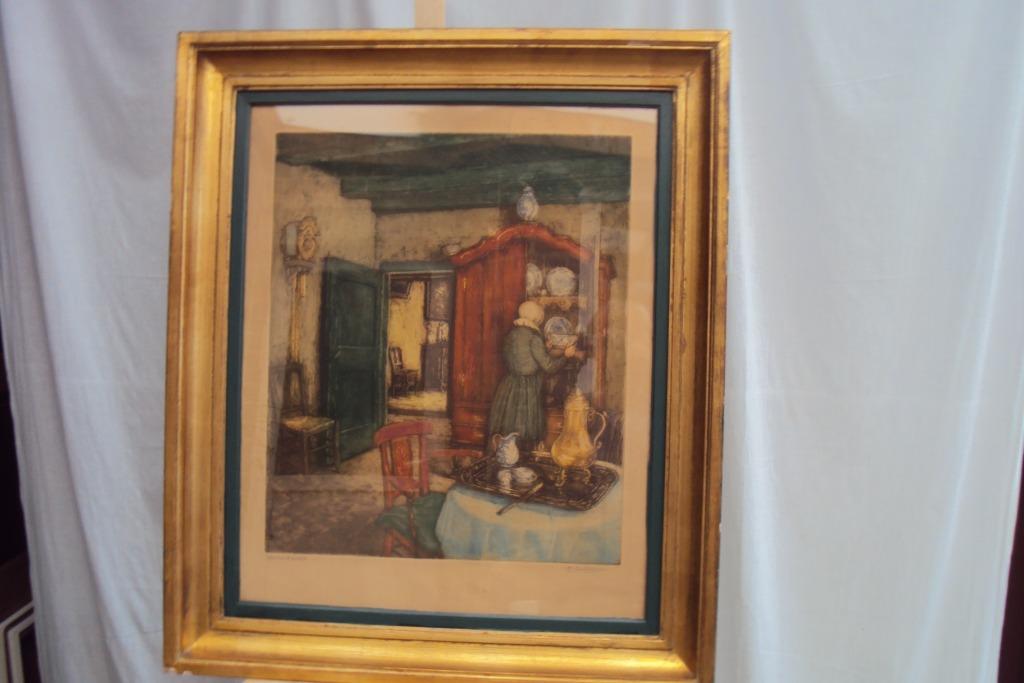 gekleurde Ets, Antiek en Kunst, Ophalen