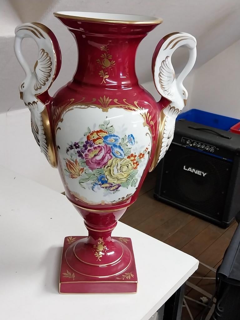 antieke vaas porcelaine de Couleuvre., Antiquités & Art, Enlèvement