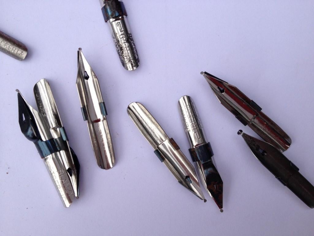 lotje van 16 penpunten voor retro vintage inktpennen, Ophalen of Verzenden, Nieuw, Vulpen