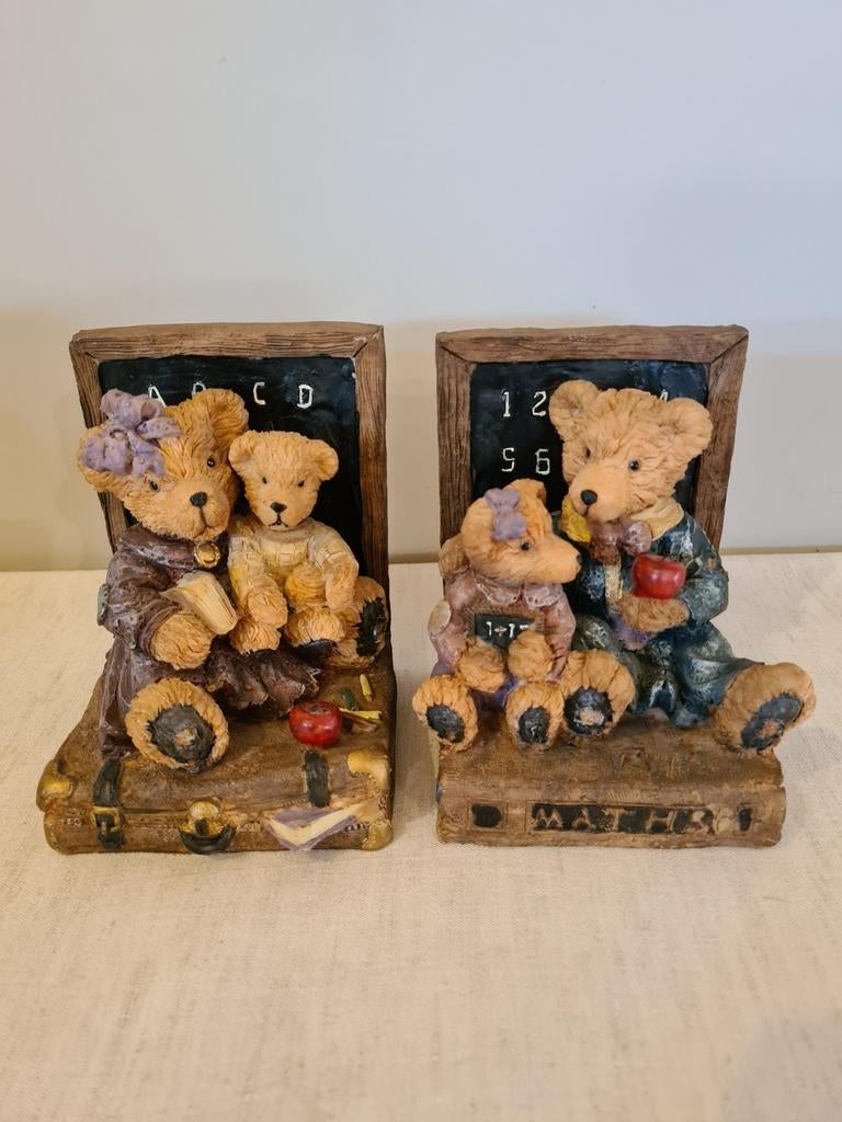 Mooie boekensteunen beren, Teddies te koop in Balen, Verzamelen, Beren en Cherished Teddies, Zo goed als nieuw, Beeldje, Cherished Teddies