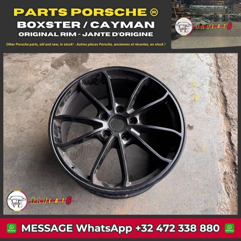 Jante Porsche Boxster et Cayman, Enlèvement