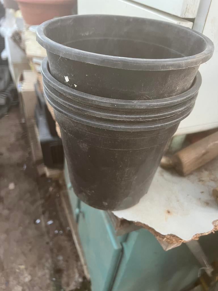 kweekpotten bloempotten plantpotten 17 cm, Tuin en Terras, Bloempotten, Kunststof, Rond, Ophalen of Verzenden, Zo goed als nieuw