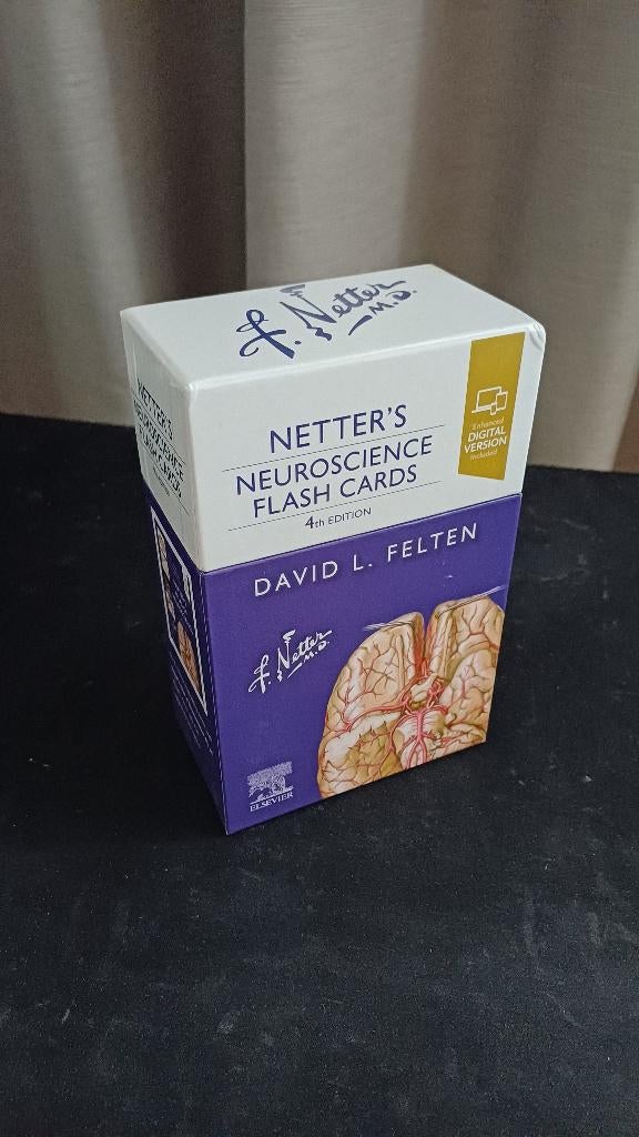 Netter Neuroscience Flash Cards, Enlèvement ou Envoi, Comme neuf, Sciences naturelles, Elsevier