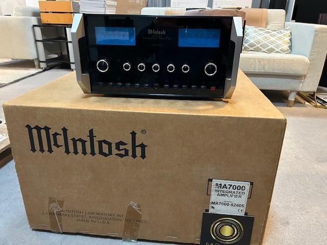 McIntosh MA7000 2j garantie - Inruil mogelijk, TV, Hi-fi & Vidéo, Autres marques, Enlèvement, 120 watts ou plus, Stéréo