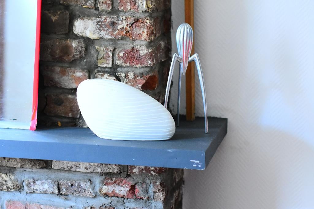 vase ovale en porcelaine mate, Enlèvement ou Envoi