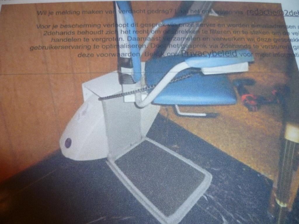 TRAP LIFT  VOOR RECHTE TRAP MET 13 TREDEN, Enlèvement