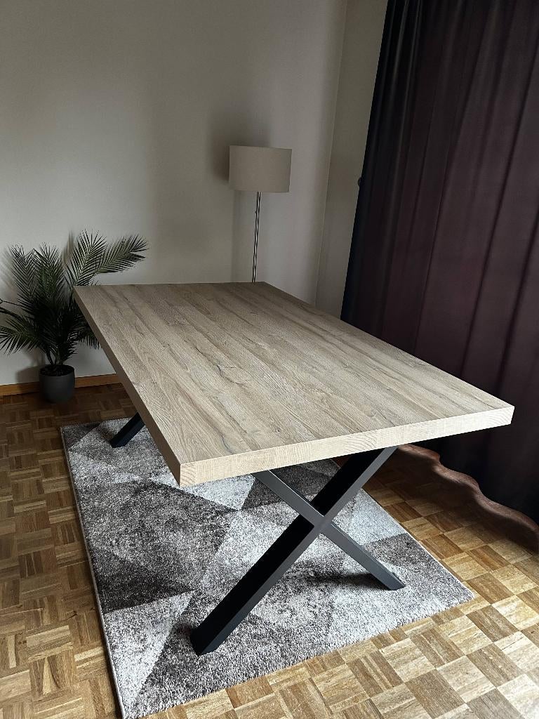 Tafel Marnix 179x100 cm (eettafel), Huis en Inrichting, Ophalen, 50 tot 100 cm, Zo goed als nieuw, Vijf personen of meer