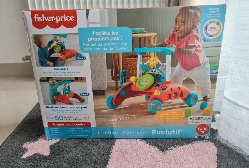 Fisher price push walker - nieuw - pak, Kinderen en Baby's
