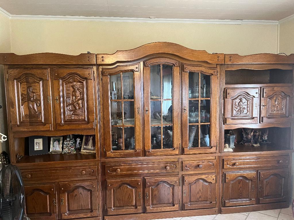 Wandkast, Ophalen, Eikenhout