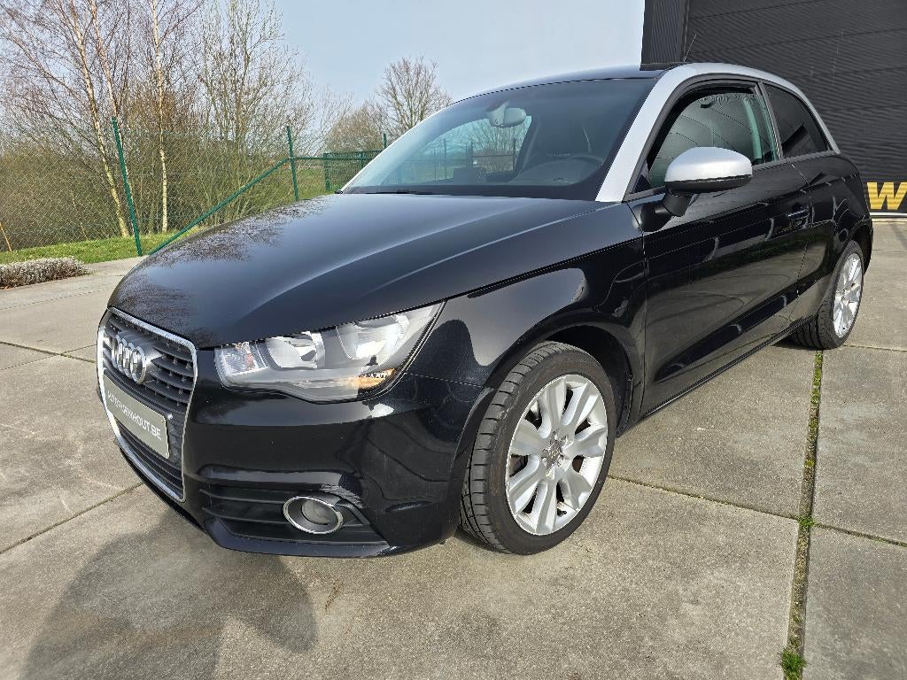 Audi A1 1.4 TFSI  S-Tronic 2011 Leder, Airco + Garantie, Euro 5, A1, Zwart, Leder
