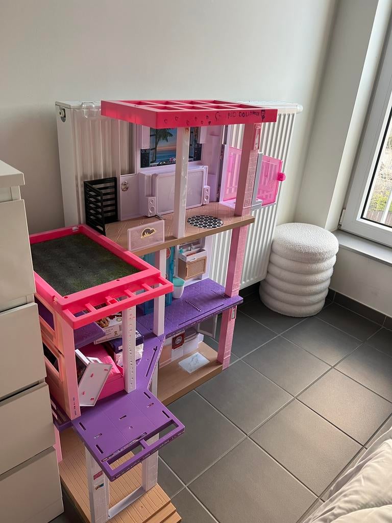 Barbie huis, Kinderen en Baby's, Ophalen, Gebruikt, Poppenhuis