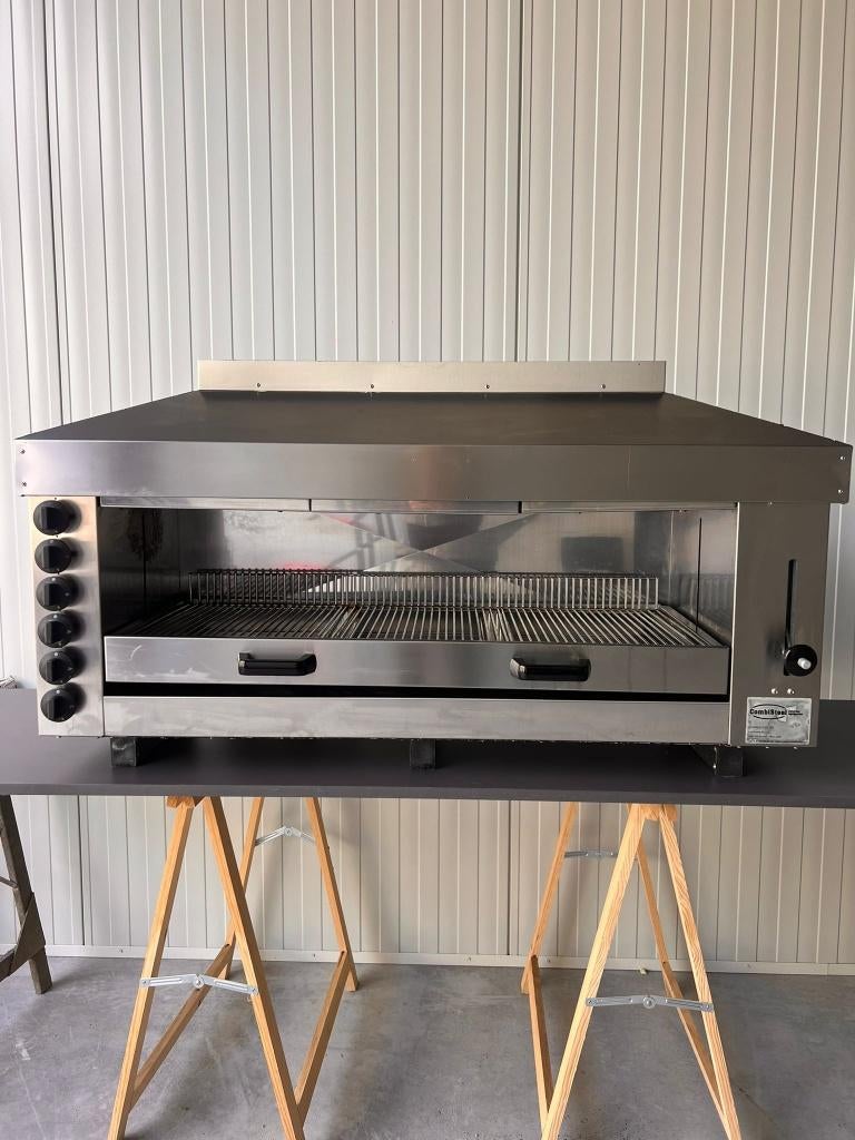 Combisteel Pitagrill - 6 branders, Elektronische apparatuur, Contactgrills, Ophalen, Zo goed als nieuw