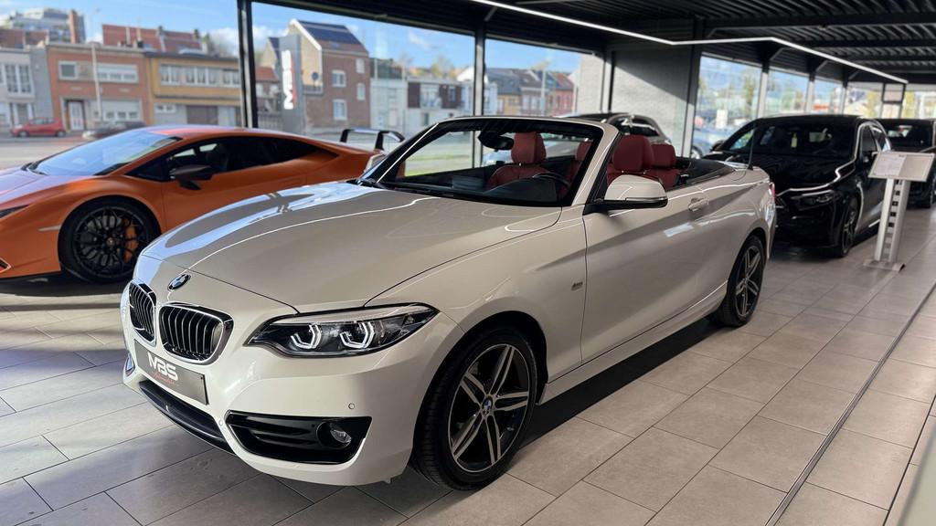 BMW 2 Serie 218 Cabrio* AUTO* XENON* NAVI* CLIM* CRUISE*, Auto's, BMW, 4 zetels, Achterwielaandrijving, Gebruikt, Euro 6