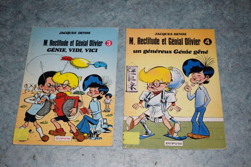 lot 2 bande dessinée genial olivier BD, Livres, Enlèvement ou Envoi, Utilisé