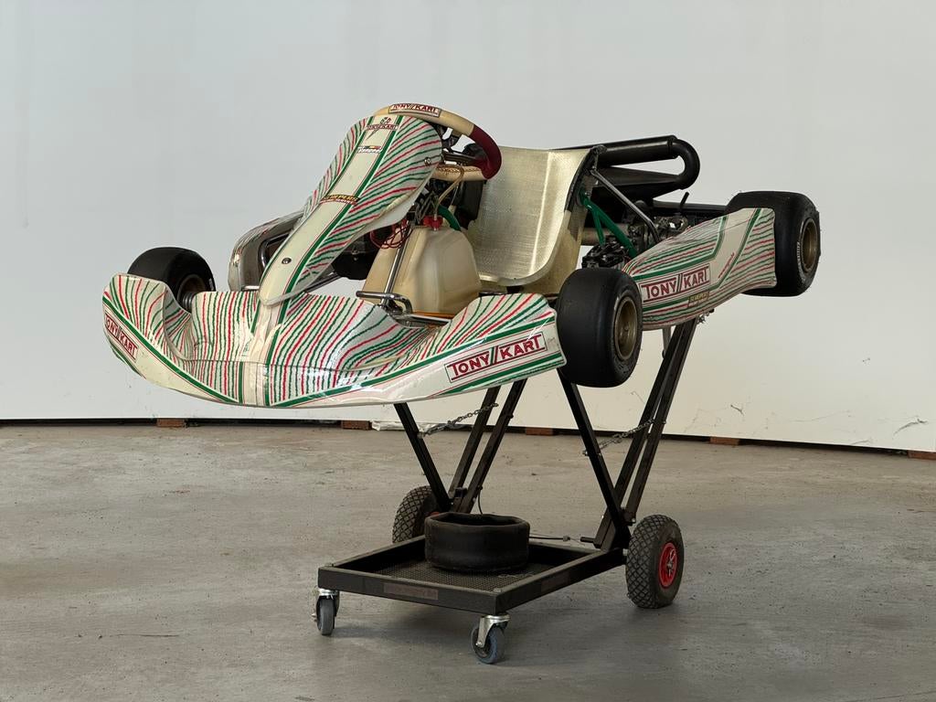 Tony kart chassis - 125cc rotax max automaat, Enlèvement, Utilisé, Kart