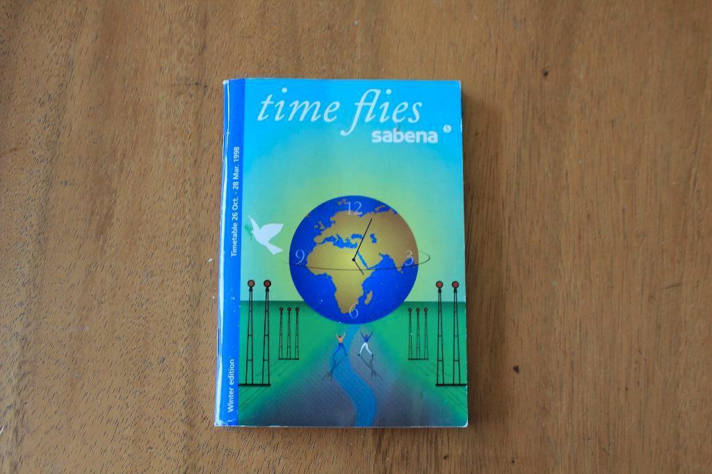 Horaires SABENA TIME FLIES 97/98, Enlèvement ou Envoi, 20e siècle ou après, Comme neuf