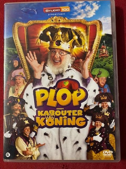 DVD  PLOP wordt Kabouter Koning van Studio 100 Nieuwstaat, Cd's en Dvd's, Dvd's | Kinderen en Jeugd, Avontuur, Alle leeftijden