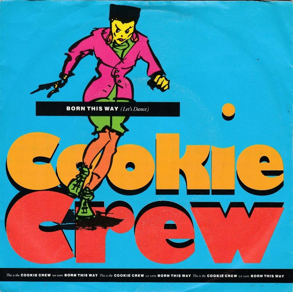 45T: Cookie Crew: Born this way    Hiphop, CD & DVD, Vinyles Singles, Utilisé, Single, Hip-hop et Rap, 7 pouces, Enlèvement ou Envoi