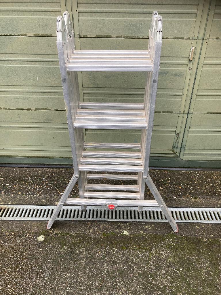 plooiladder HAILO in goede staat, Ophalen, Gebruikt