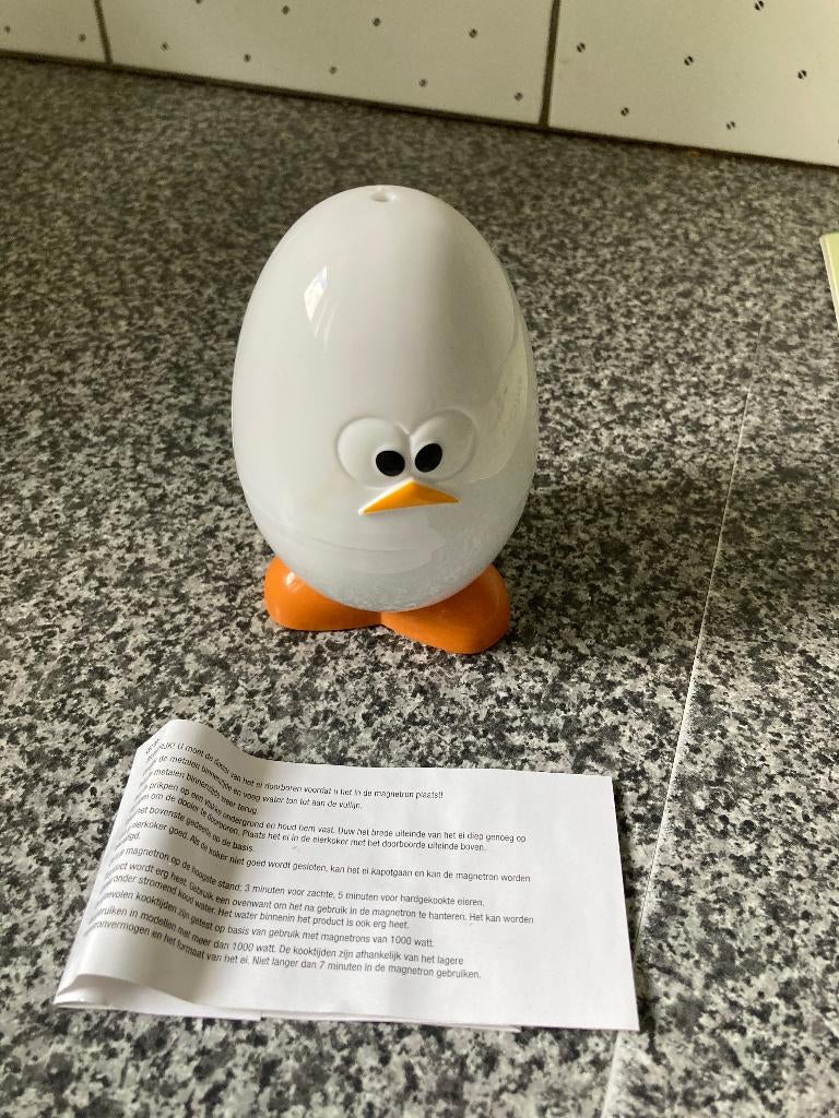 Joie Eierkoker Egghead voor 1 ei in microgolf, Ophalen of Verzenden, Zo goed als nieuw