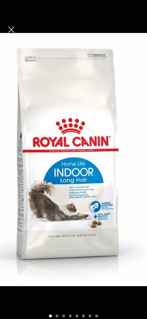 Croquettes Royal canin indoor long hair pour chat 6kg, Animaux & Accessoires, Enlèvement, Chat