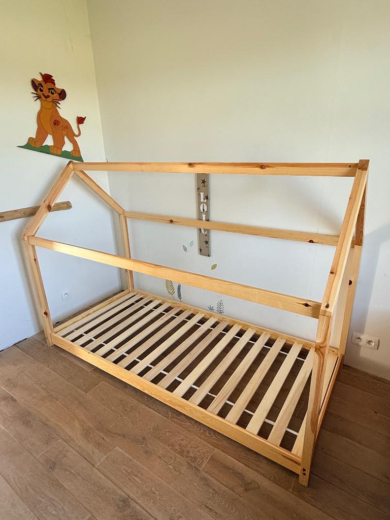 Maison avec lits pour enfants, Sommier à lattes, Enlèvement, 180 cm ou plus, 85 à 100 cm