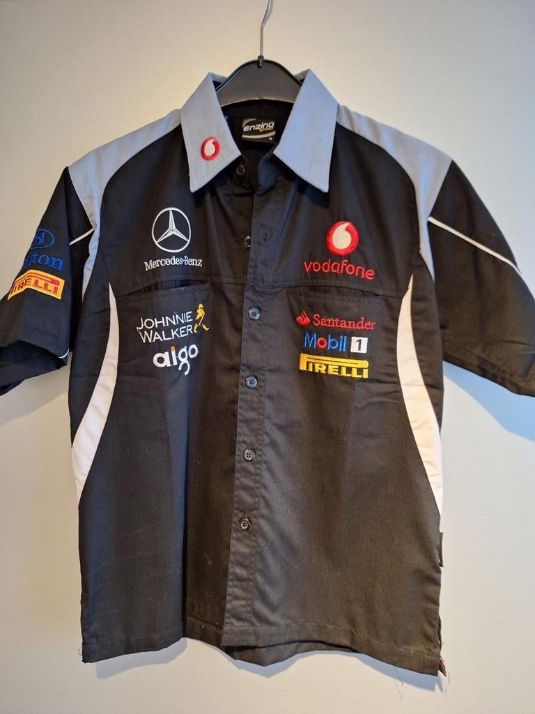 Chemise Enzino Sport Mercedes taille M, Enlèvement, Neuf, Enzino