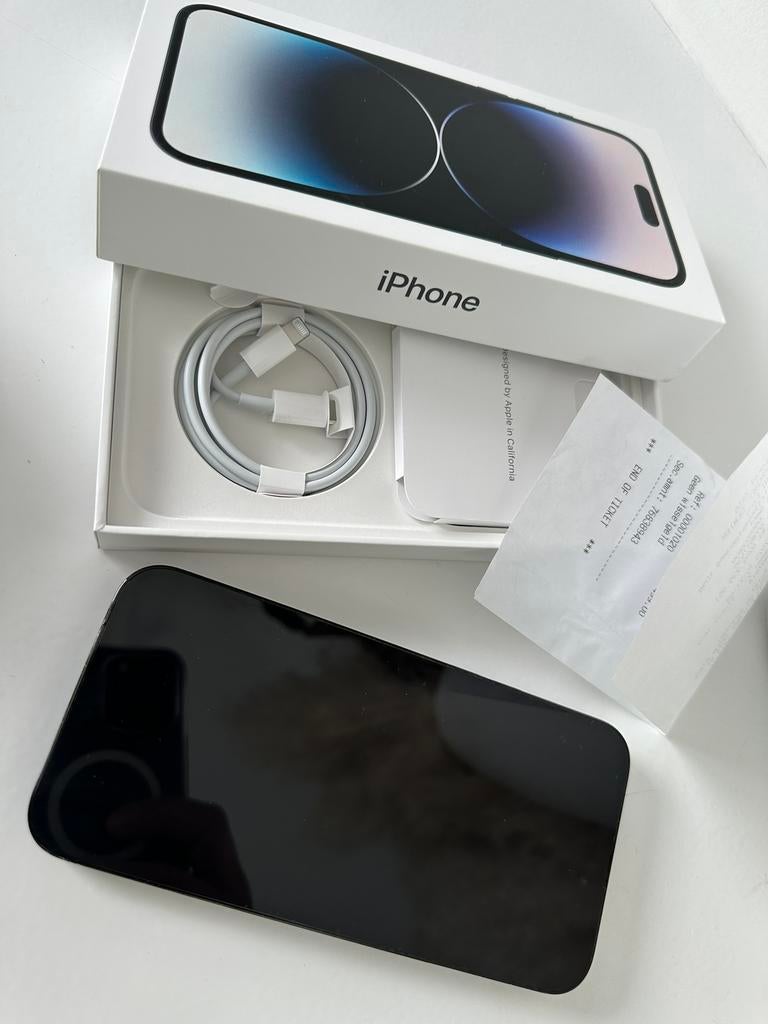 Iphone 14 Pro Max, Telecommunicatie, Mobiele telefoons | Apple iPhone, Ophalen, 128 GB, Zwart, Zo goed als nieuw