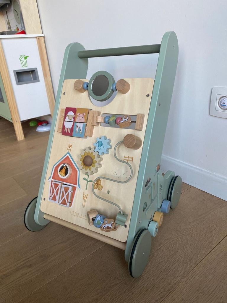 Loopwagentje Little Dutch, Ophalen