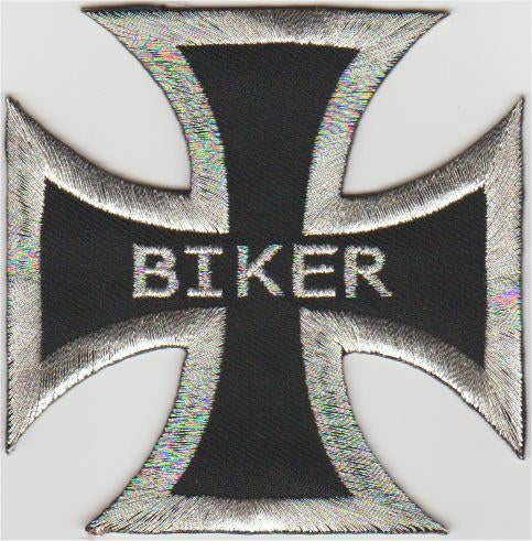 Iron Cross Biker stoffen opstrijk patch embleem #6, Envoi, Neuf
