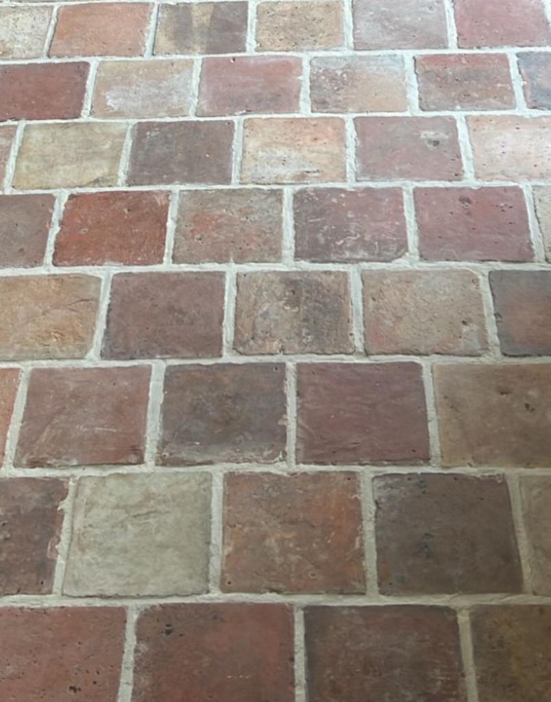 Lot antieke terracotta tegels Voor info BELLEN 0474220705, Antiek en Kunst, Antiek | Wandborden en Tegels, Ophalen