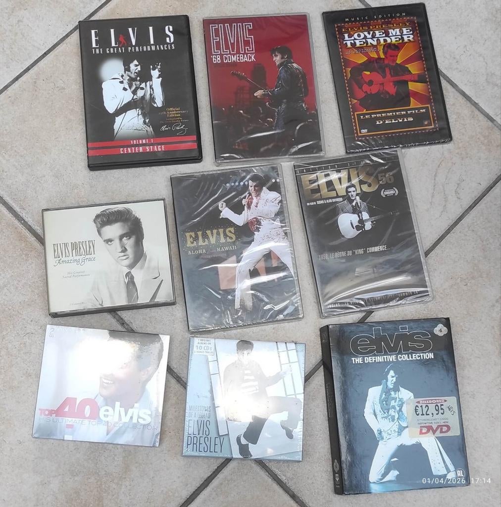 Divers CD et DVD Elvis Presley., Enlèvement ou Envoi