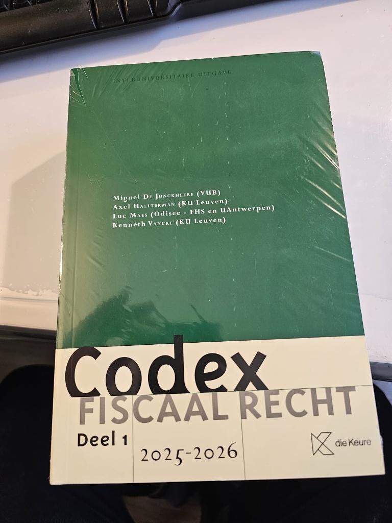 Codex Fiscaal Recht 2025-2026 - die Keure Professional, Boeken, Studieboeken en Cursussen, Nieuw, Hoger Onderwijs, Ophalen