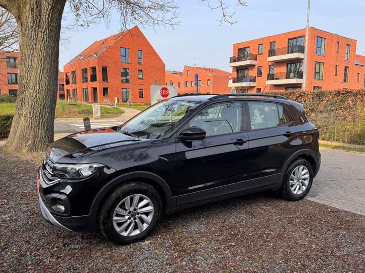 Volkswagen T-Cross 1.0 TSI Life OPF (EU6AP), Zwart, Parkeersensor, 5 deurs, Particulier